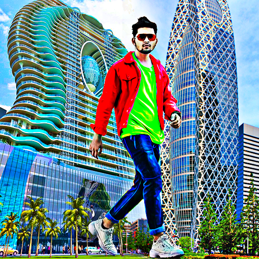 Buildings photo editor frames logo