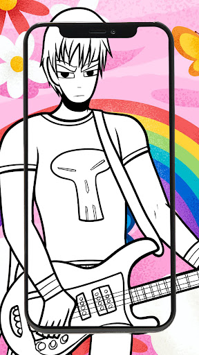 Scott Coloring Pilgrim Drawing
