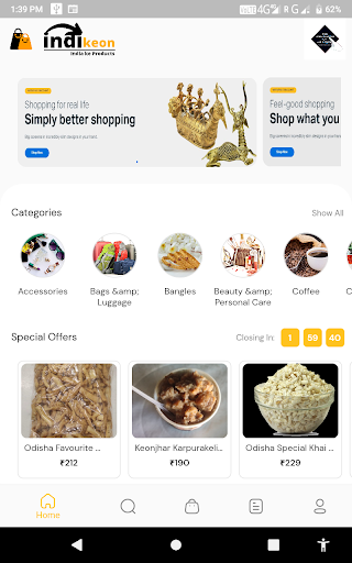Android application Indikeon screenshort