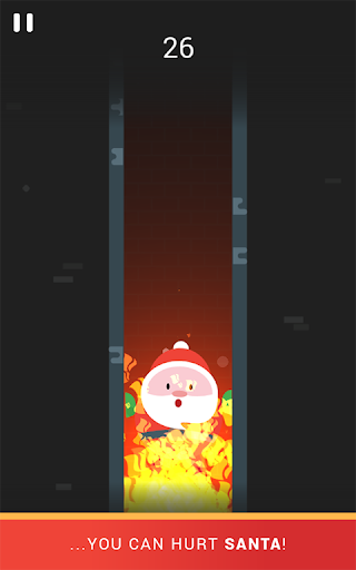 Santa on Fire Screen 3