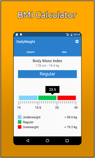 Daily Weight - Diary & BMI Screen 3