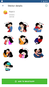 Romantic Couple Stickers