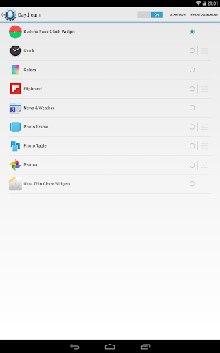 Burkina Faso Clock Widget
