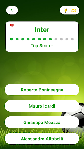 Football Teams Quiz Screen 3