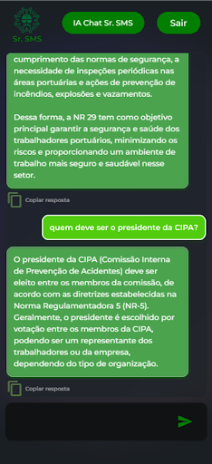 IASafety: Chat Sr. SMS GPT Screen 3