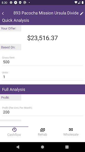 Real Deal - Instant Real Estate Deal Analysis