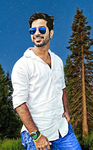 Stars photo editor night frame