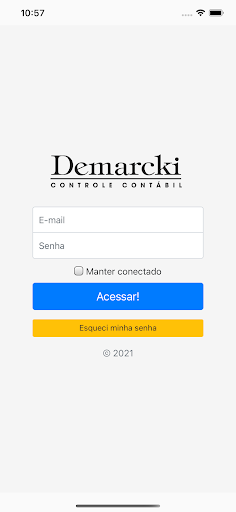 Android application Demarcki Controle Contábil screenshort