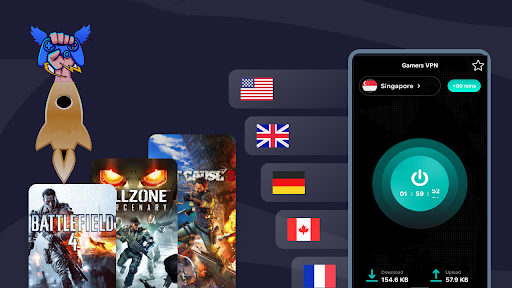 Gamers VPN-Low Ping Gaming Vpn