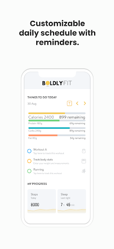 Boldly Fit Screen 2