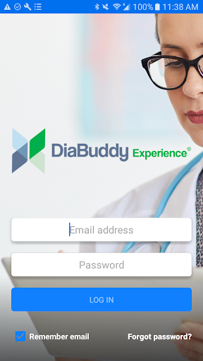 Android application The DiaBuddy Experience screenshort
