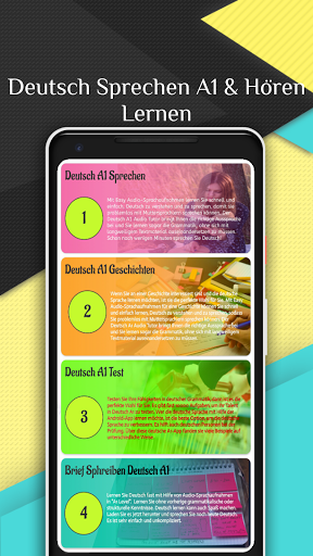 Android application Deutsch A1 sprechen & hören le screenshort