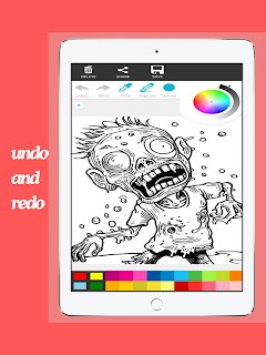 Spooky Zombie Coloring Book