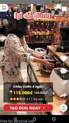 Android application Hotbuy - Càng mua càng rẻ screenshort