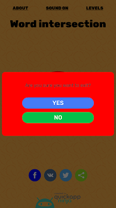 Word intersection - Screenshot 1