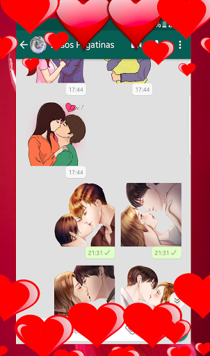 Besos Pegatinas de amor para WhatsApp-WAStickerApp