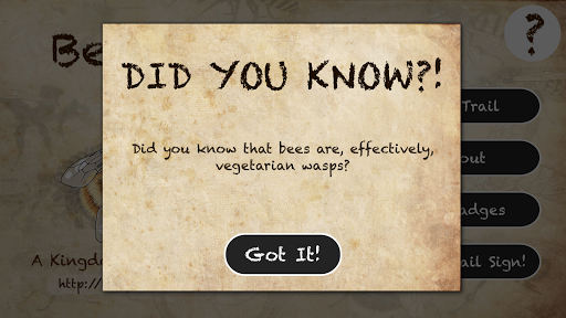 Bee Trail Screen 3