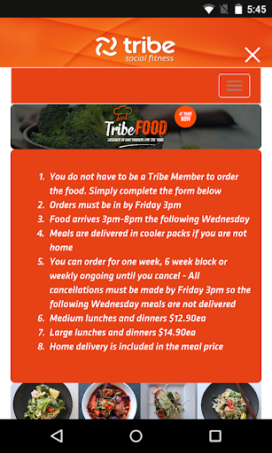 Tribe Fitness Screen 2