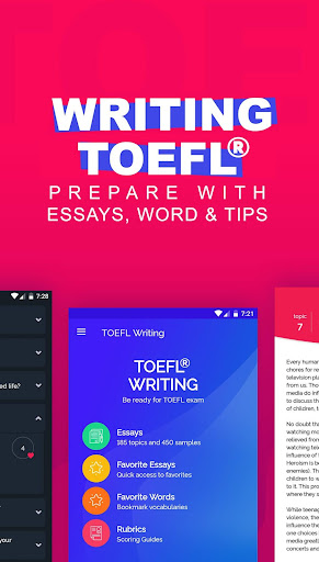 Android application Writing - TOEFL® Essay 2024 screenshort