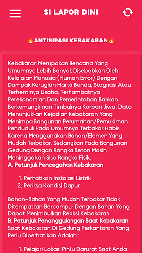 SI LAPOR DINI SUKAMAJU SELATAN