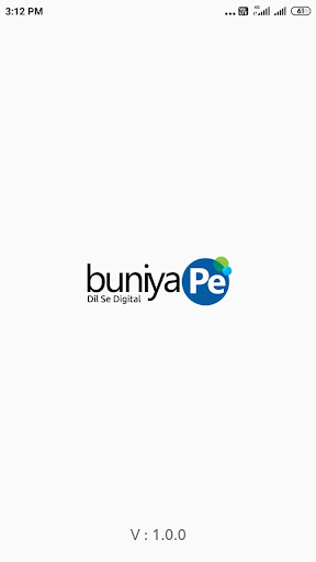 Android application BuniyaPe screenshort