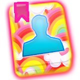 GO CONTACTS - Hearts N Rainbow icon