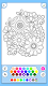 screenshot of Flowers Mandala coloring book