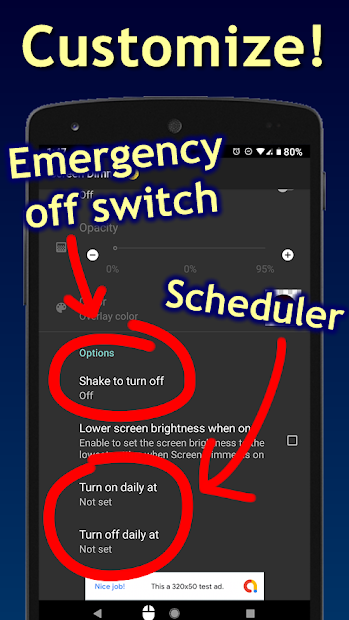 Captura 5 Atenuador de Pantalla (también de notificaciones) android