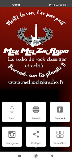 Android application Méli Mel Zik Radio screenshort