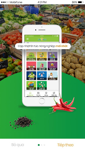 Android application 2Nông - Kết nối nông nghiệp screenshort