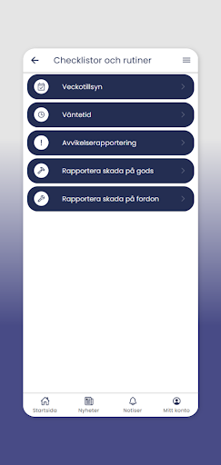 D Andersson Transport Screen 2