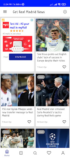 Get Real Madrid News Screen 2