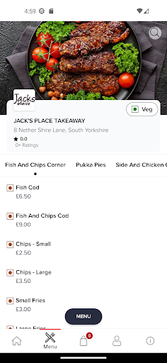 JACK'S PLACE TAKEAWAY Screenshot 2 - AppWisp.com