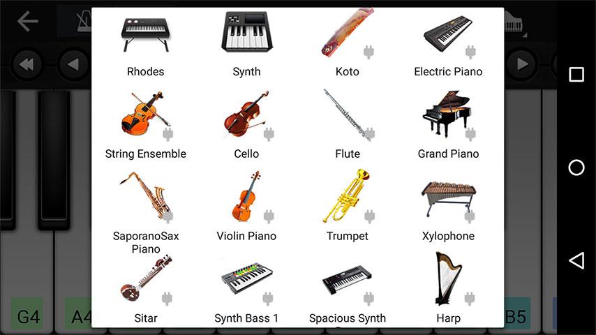 Android application Sitar Plugin for Perfect Piano screenshort