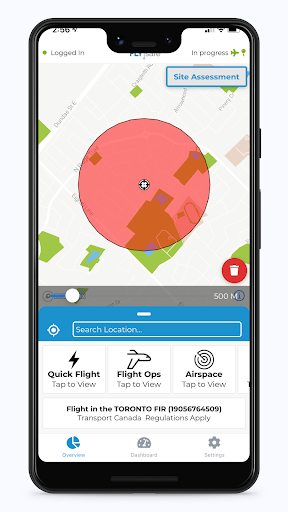 FLYsafe Screen 2