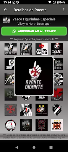 Figurinhas do Vasco Screen 3