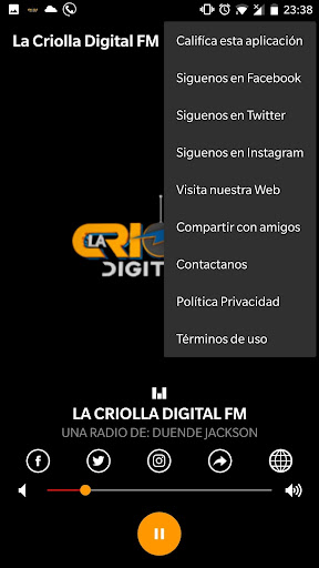La Criolla Digital FM Screen 3