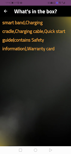 Android application Huawei Band 3 pro guide screenshort