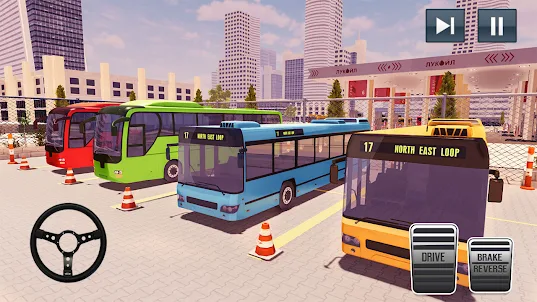 Public Bus City Driving Game