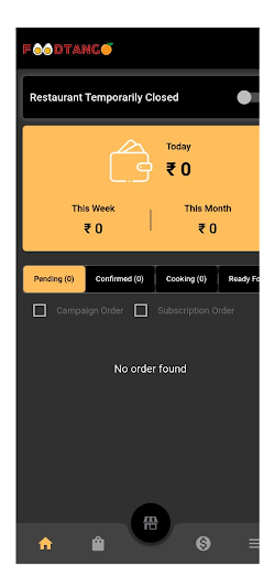 Android application FoodTangoDelivery screenshort