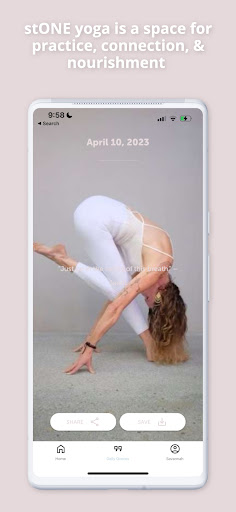 Screenshot of stONE Yoga