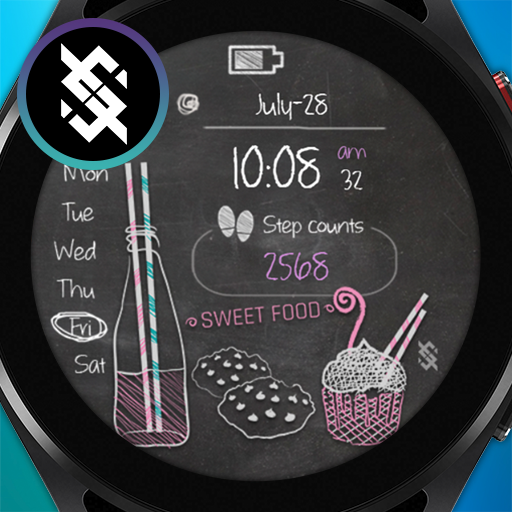 BFF74 - Blackboard Art Cakes logo