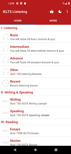 IELTS Learning English Screenshot 1 - AppWisp.com