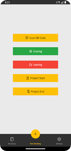Android application timeCard10 Time Tracking screenshort