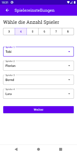 Android application Oh Hell Block screenshort