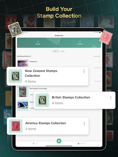 Screenshot of Stamp Value Stamp Identifier