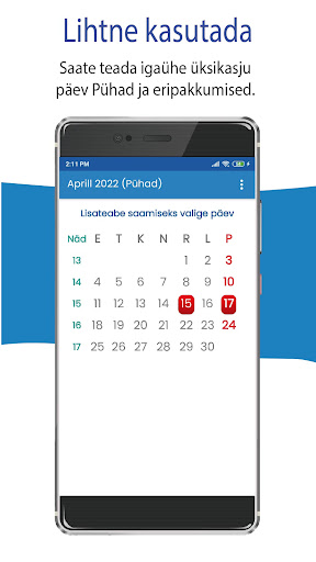 Eesti kalender 2024 Screen 3