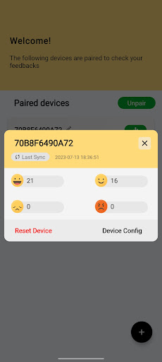 Cizeron Feedback Screen 3