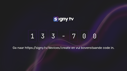 Android application Signy.tv screenshort