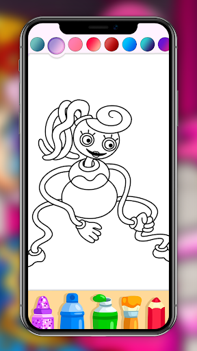 Mommy Long Legs Coloring Game apkmartins screenshots 1